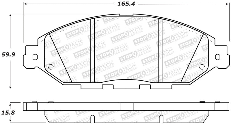 StopTech Street Brake Pads - Front