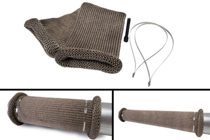 DEI Titanium 4in Knit Exhaust Sleeve - 24in