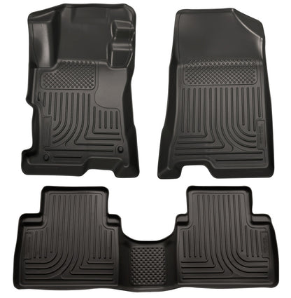 Husky Liners 11-12 Kia Sorento (Auto Trans. Only) WeatherBeater Combo Black Floor Liners