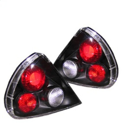 Spyder Mitsubishi Mirage 99-02 2/4Dr Euro Style Tail Lights Black ALT-YD-ML99-BK