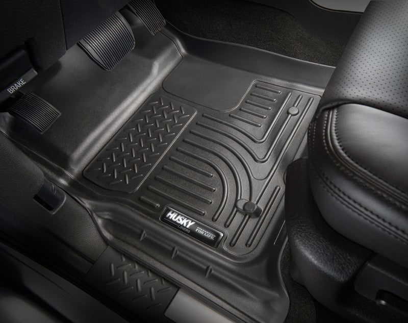 Husky Liners 11-13 Dodge Durango / 11-13 Jeep Grand Cherokee WeatherBeater Combo Black Floor Liners