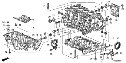 Honda - 2006-2015 Civic EX/DX Oil Pan