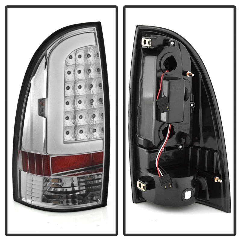 xTune 05-15 Toyota Tacoma (Excl Models w/LED) Light Bar LED Tail Lights -Chrm (ALT-ON-TT05-LBLED-C)