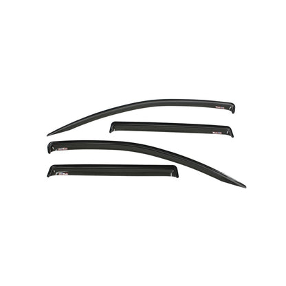 Westin 2016-2018 Mitsubishi Outlander Wade Slim Wind Deflector 4pc - Smoke