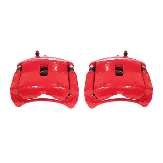 Power Stop 01-02 Acura MDX Front Red Calipers w/Brackets - Pair