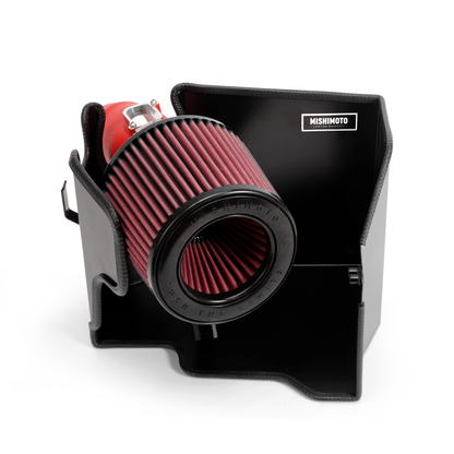 Mishimoto 14-16 Mini Cooper S 2.0L Performance Air Intake Kit - Wrinkle Red