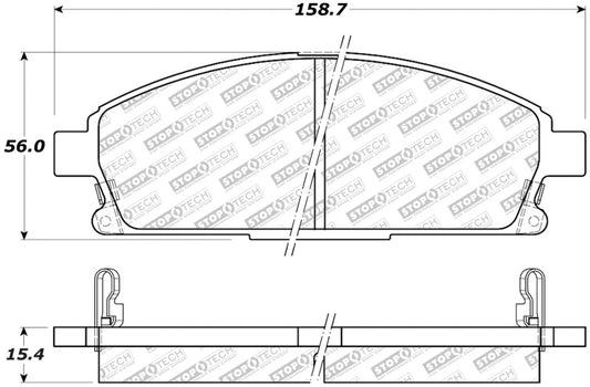 StopTech Street Select Brake Pads - Rear