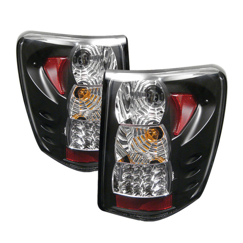 Spyder Jeep Grand Cherokee 99-04 (LED Indicator)LED Tail Lights Black ALT-YD-JGC99-LED-BK