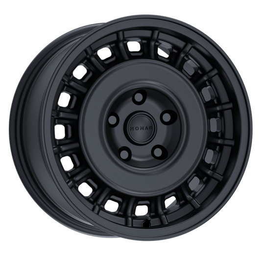 Nomad N502SB Arvo 15x7in / 5x100 BP / 15mm Offset / 56.1mm Bore - Satin Black Wheel