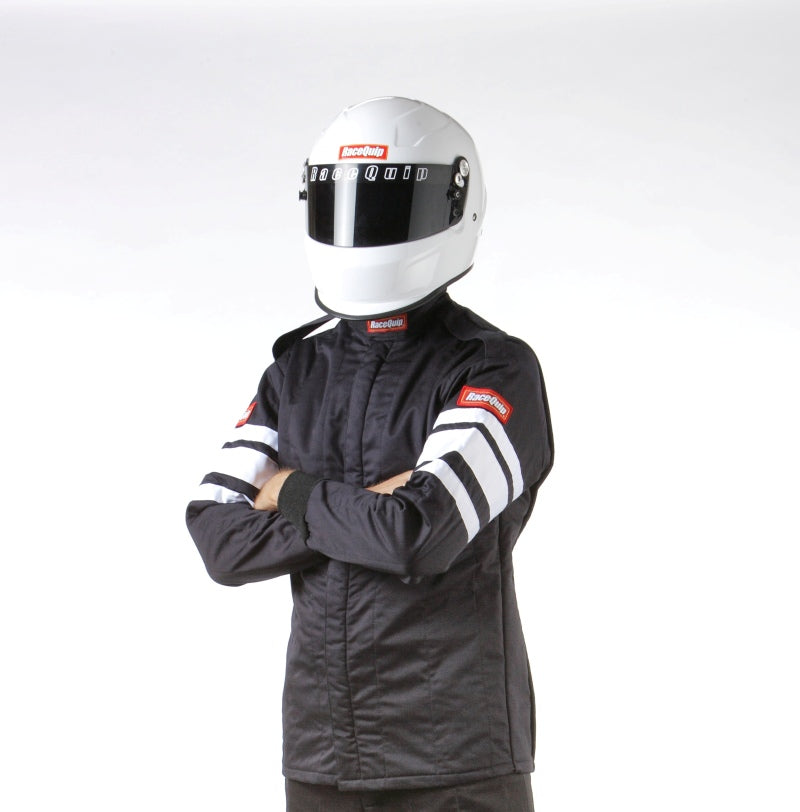 RaceQuip Black SFI-5 Jacket - Medium