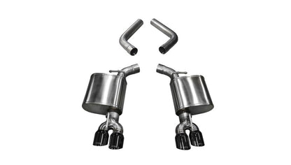 Corsa 2015-23 Dodge Challenger 6.4L/17-19 Challenger 5.7L Black Sport Axle-Back Exhaust w/3.5in Tips