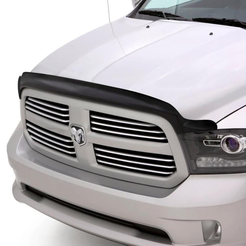 AVS 01-03 Ford Ranger Edge (w/Raised Pwrdome Hood) High Profile Bugflector II Hood Shield - Smoke