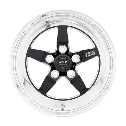 Weld S71 15x8 / 5x4.5 BP / 6.5in. BS Black Wheel (Low Pad) - Non-Beadlock