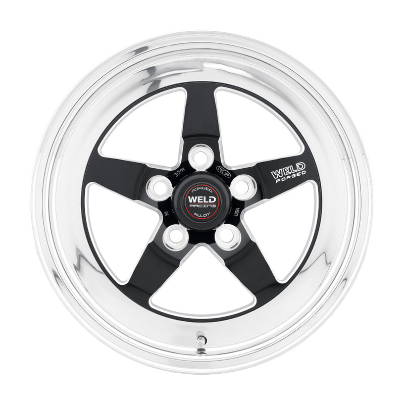 Weld S71 15x10.33 / 5x4.5 BP / 7.5in. BS Black Wheel (Low Pad) - Non-Beadlock