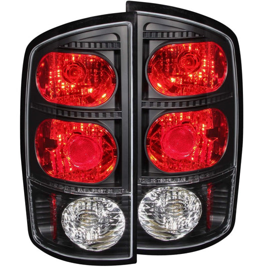 ANZO 2002-2005 Dodge Ram 1500 Taillights Black