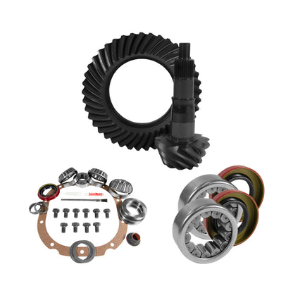 Yukon Gear 8.8in Ford 4.56 Rear Ring & Pinion Install Kit 2.99in OD Axle Bearings and Seals