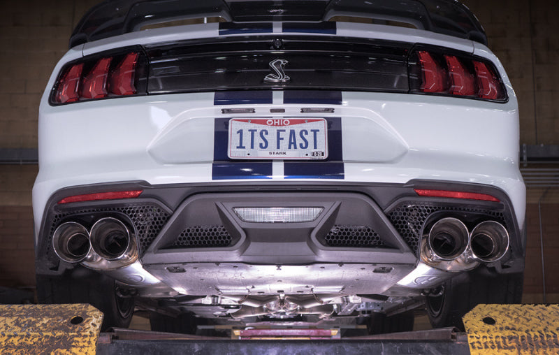 Stainless Works 2020 Ford GT500 Legend Catback X-Pipe Exhaust Factory Connect - Polished Tips