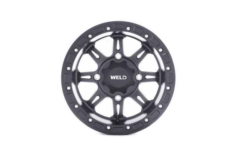 Weld UTV RF Series Cheyenne U510 15x10 Cheyenne Beadlock 4x136 5BS Satin BLK