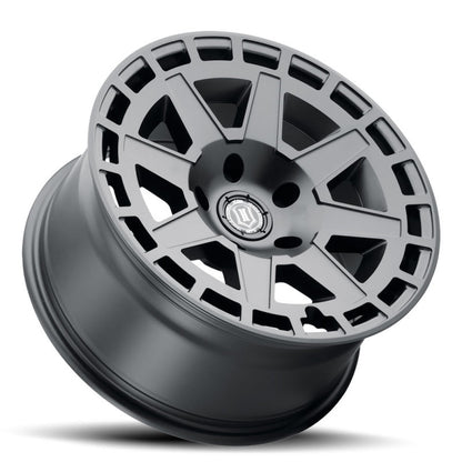 ICON Compass 17x8.5 6x135 6mm Offset 5in BS Satin Black Wheel