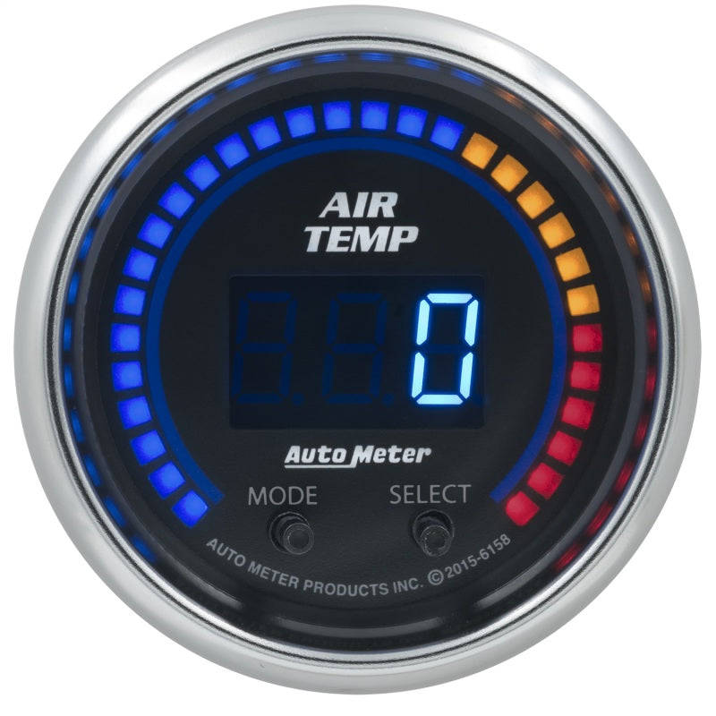 Autometer Cobalt 2-1/6in 0-300 Degree F Digital Air Temp Gauge