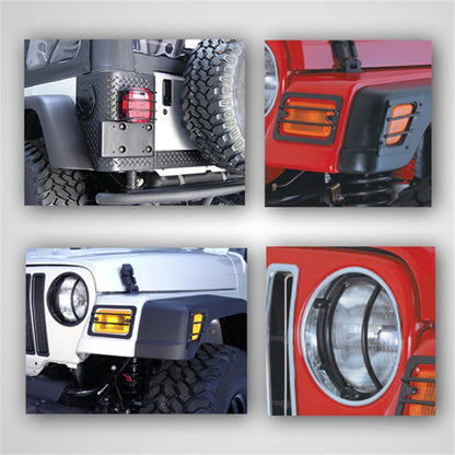 Rugged Ridge Euro Guard Light Kit 97-06 Jeep Wrangler TJ