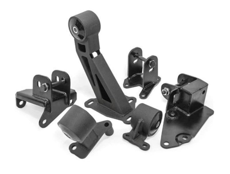 Innovative 96-00 Civic J-Series Black Steel Mounts 75A Bushings (EG/DC Subframe)