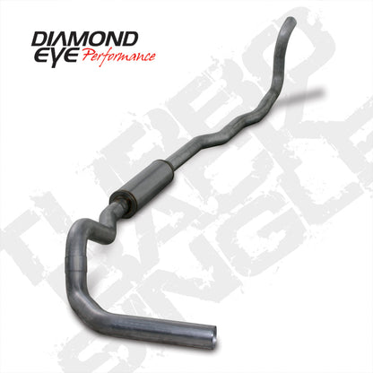 Diamond Eye KIT 4in Turbo Back Single SS DDG4X4 89-93 Dodge 5.9L Cummins 2500/3500