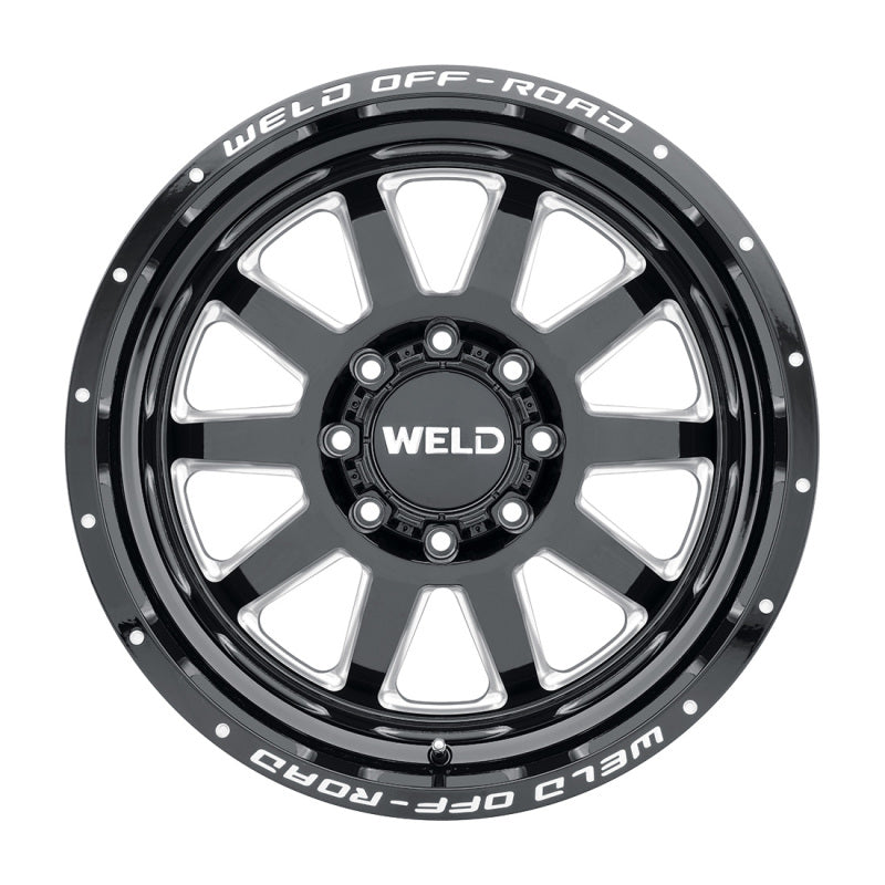 Weld Off-Road W102 20X9.0 Stealth 6X135 6X139.7 ET00 BS5.00 Gloss Black MIL 106.1