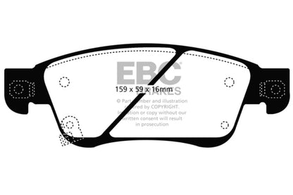 EBC 11-13 Infiniti G25 2.5 Ultimax2 Front Brake Pads