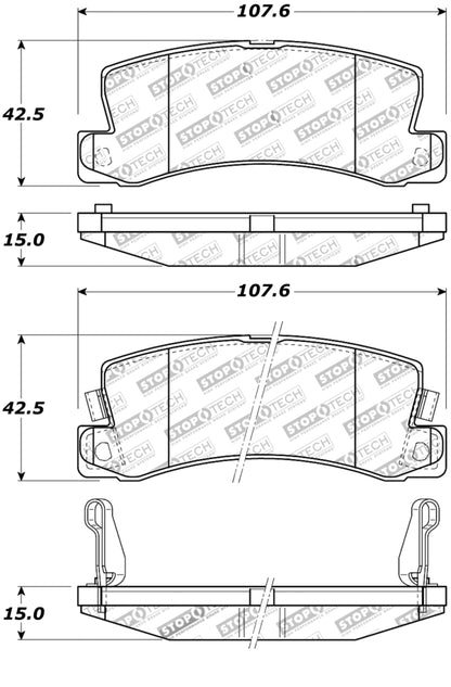 StopTech Street Touring Brake Pads