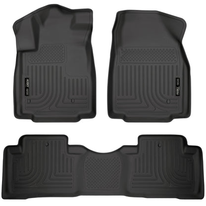 Husky Liners 09-12 Honda Pilot (All) WeatherBeater Combo Black Floor Liners (One Piece for 2nd Row)