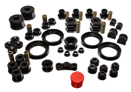 Energy Suspension - 99-00 Honda Civic Si Black Hyper-Flex Master Bushing Set