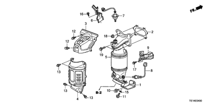 Honda - 2012-2015 Civic Si Down Pipe Gasket