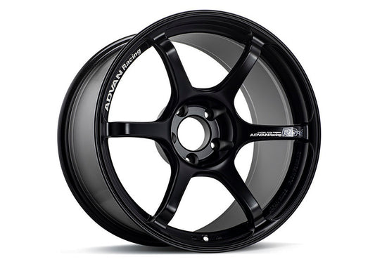 Advan RG-4 18x8.5 +45 5-112 Semi Gloss Black Wheel