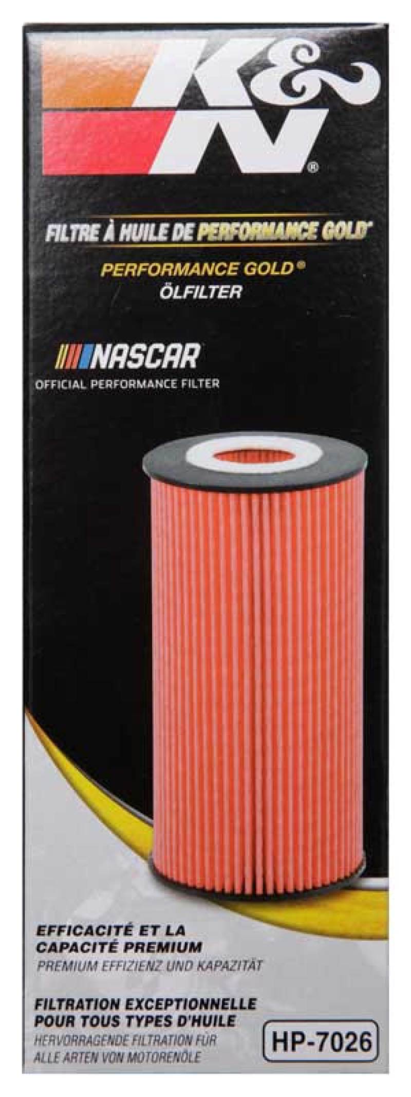 K&N Performance Oil Filter for 14-17 Dodge Durango 3.6L / 14-17 Jeep Grand Cherokee 3.6L