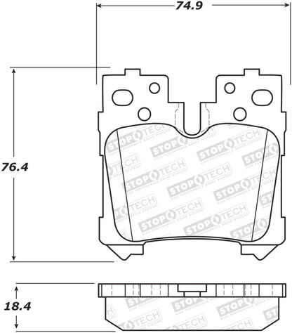 StopTech Street Brake Pads