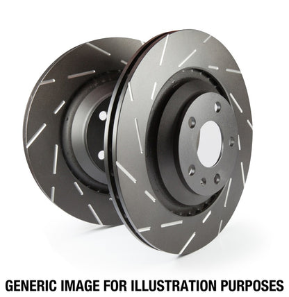 EBC 10-12 Ford Fusion 2.5 USR Slotted Rear Rotors