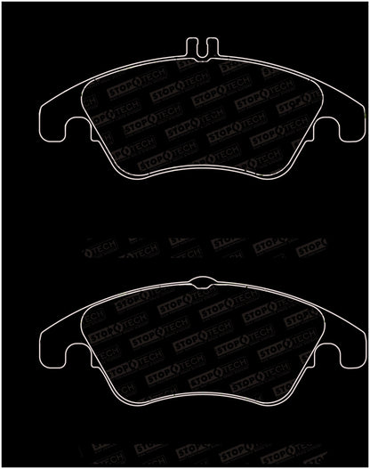 StopTech 10-16 Mercedes E350 Street Performance Front Brake Pads