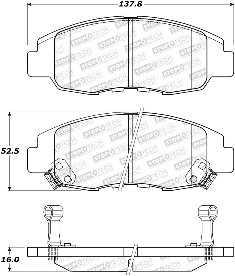 StopTech Street Brake Pads