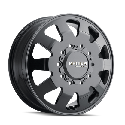 Mayhem 8181 Challenger Dually 22x8.25 / 10x285 BP / 169mm Offset / 220.1mm Hub Full Black Wheel