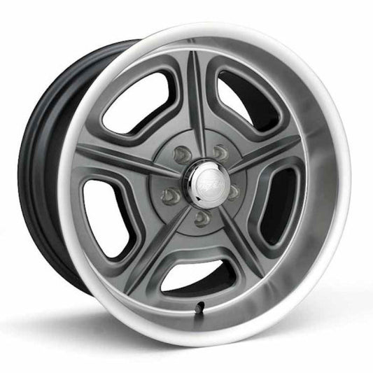 Race Star 32 Mirage 15x8 5x4.75bc 4.10bs Metallic Gray w/ Machined Lip