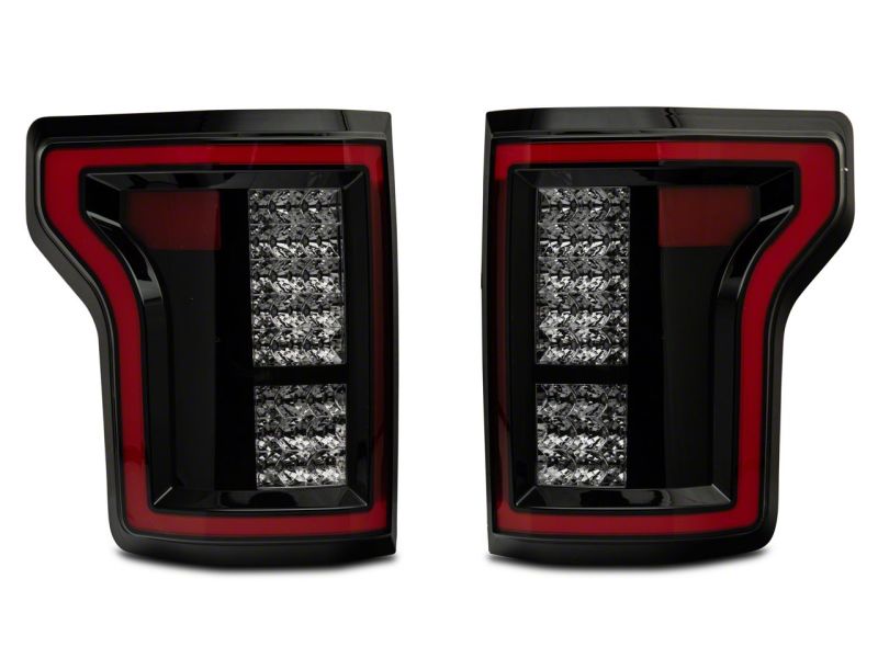 Raxiom 15-17 Ford F-150 LED Tail Lights- Black Housing (Smoked Lens)