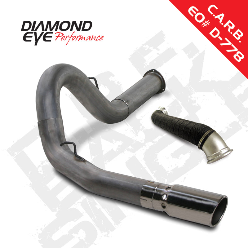 Diamond Eye KIT 5in DPF-BACK SGL w/ TDP SS 07.5-10 Chevy/GMC 6.6L Duramax 2500/3500