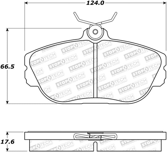 StopTech Street Brake Pads - Front