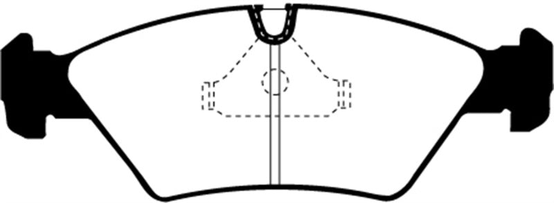 EBC 85-86 BMW 524 TD 2.4 TD (E28) Ultimax2 Front Brake Pads