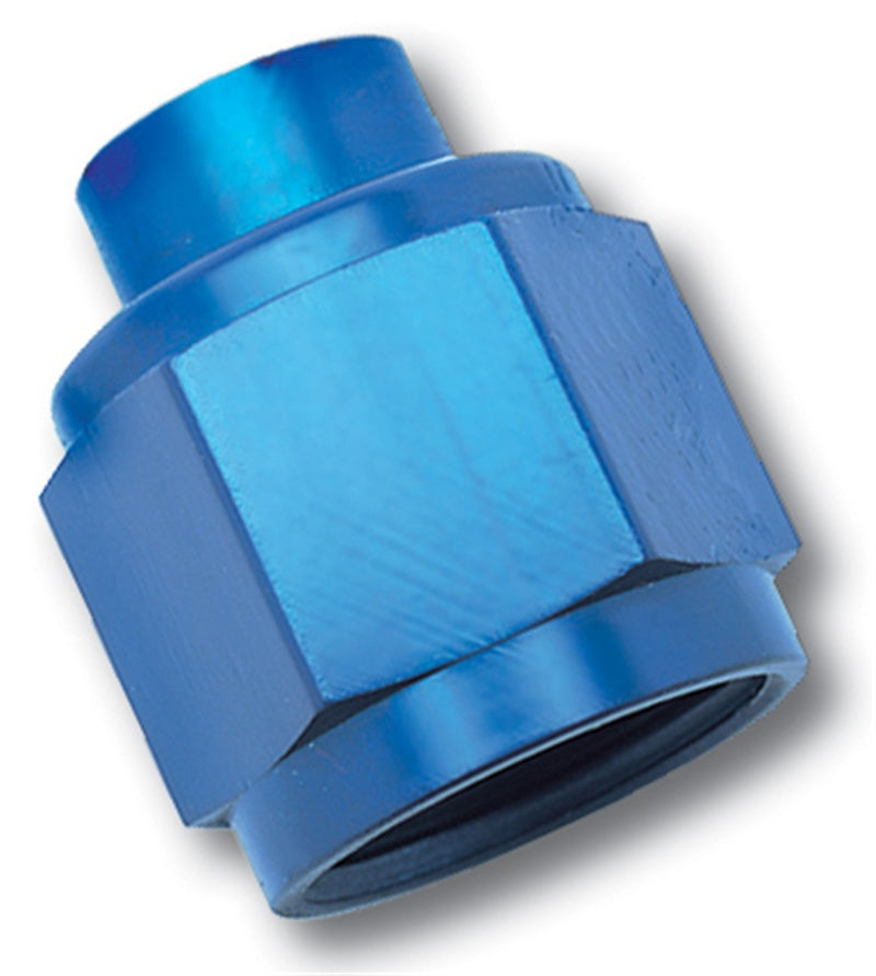 Russell Performance -8 AN Flare Cap (Blue)