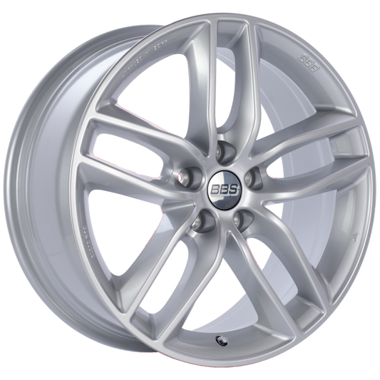 BBS SX 17x7.5 5x114.3 ET42 Sport Silver Wheel -82mm PFS/Clip Required