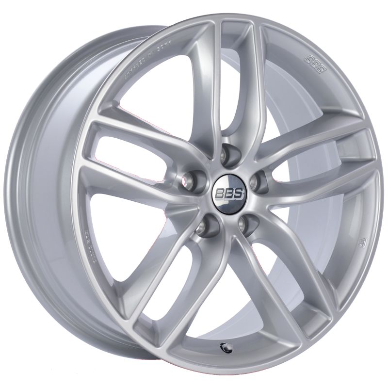 BBS SX 19x8.5 5x112 ET46 Sport Silver Wheel -82mm PFS/Clip Required