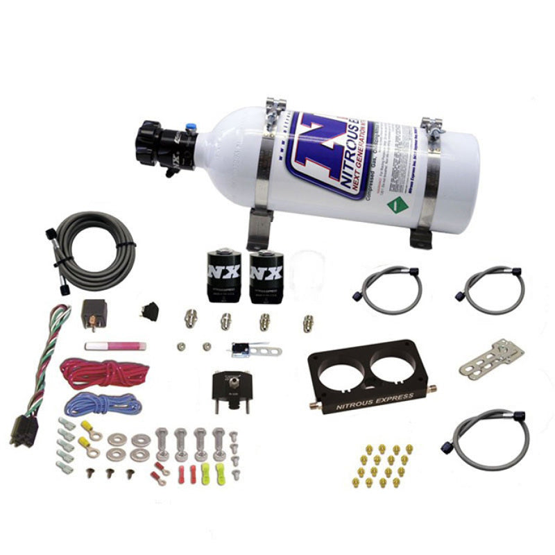 Nitrous Express 96-04 Ford Mustang Cobra 4 Valve (Stock TB) Nitrous Kit (50-300HP) w/5lb Bottle