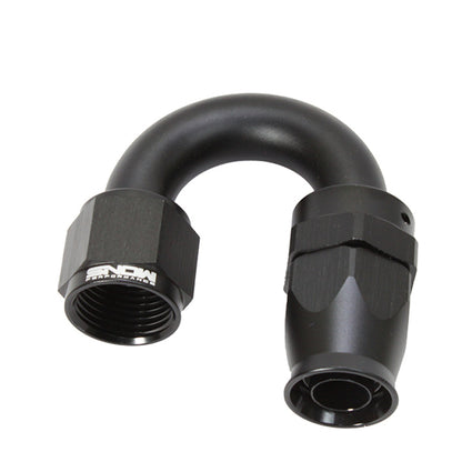 Snow -10AN 180 Degree PTFE Hose End (Black)